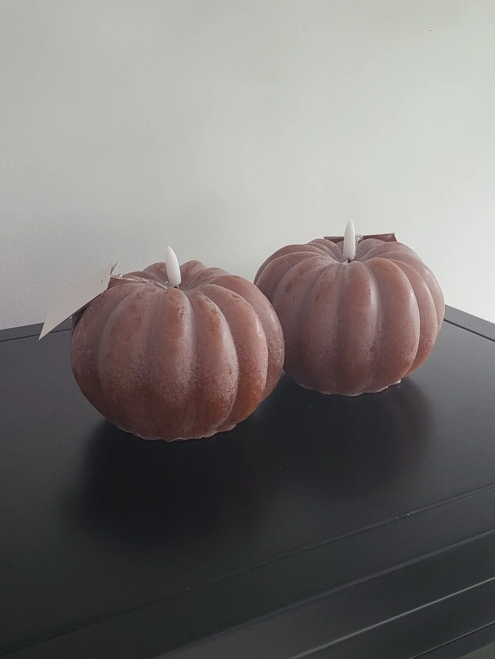 Set of 2 Hobby Lobby Pumpkin Candles